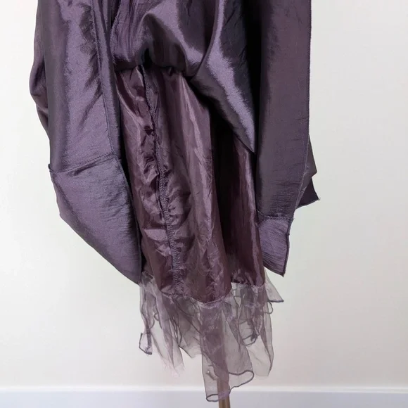 Free with Purchase - Asymmetrical Purple Prom Dress Mini - Picture 3 of 14